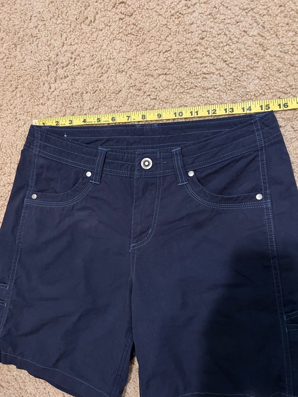 Kuhl Navy Blue Women's Shorts - Picture 4 of 7